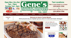 Desktop Screenshot of genesfamilymarket.com